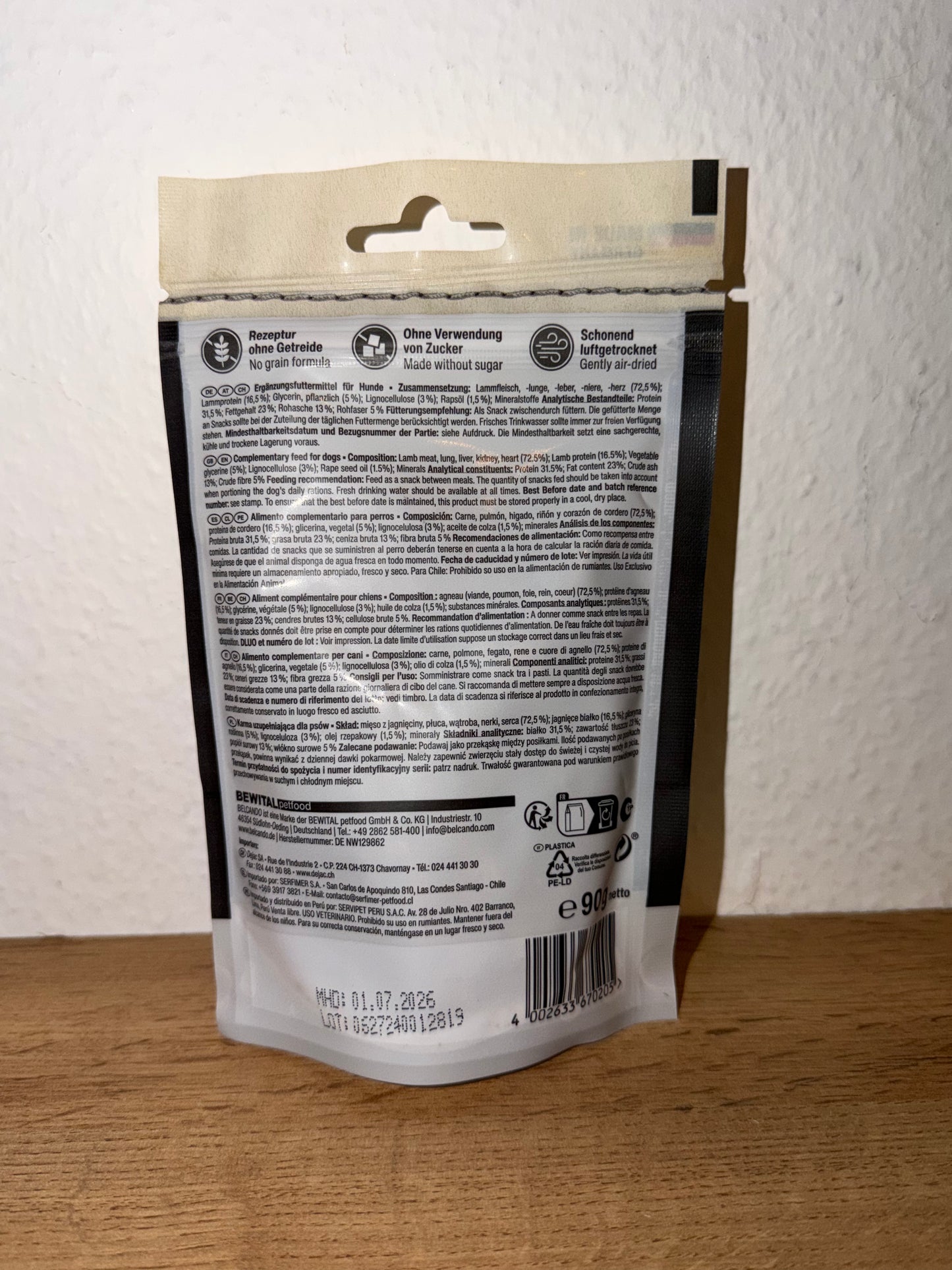 Friandises pur viande - 90g