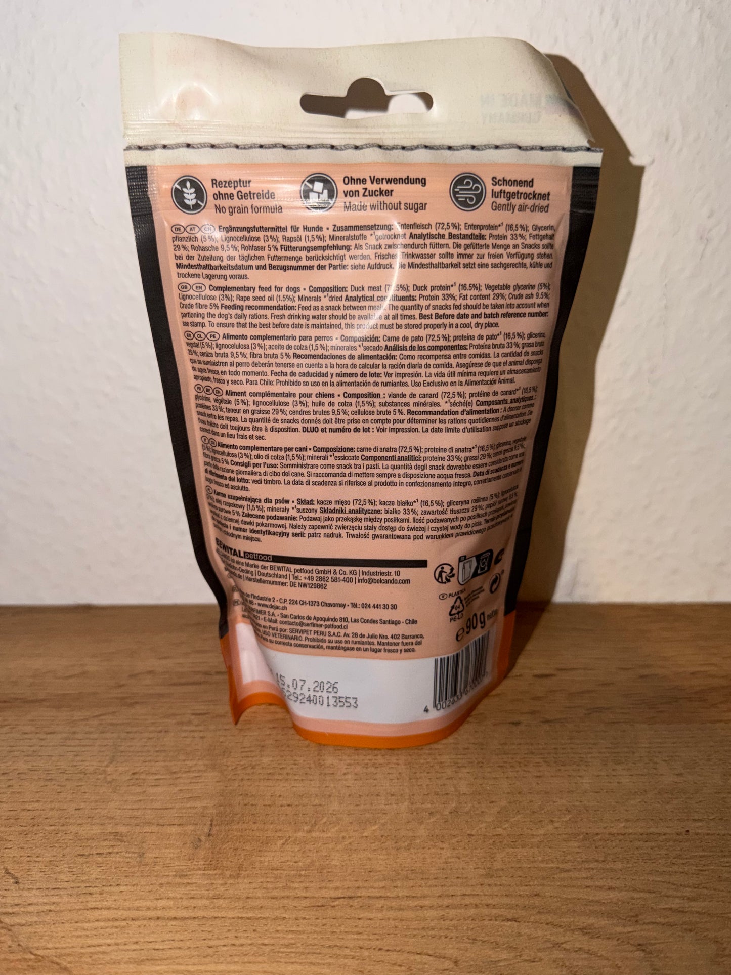 Friandises pur viande - 90g